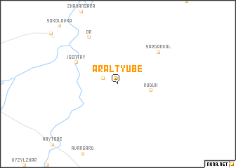 map of Aral-Tyube