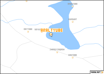 map of Aral-Tyube