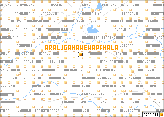 map of Aralugahawewa Pahala