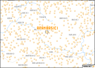 map of Arambašići