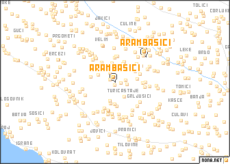 map of Arambašići