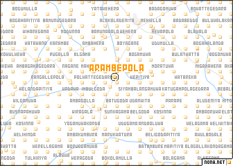 map of Arambepola