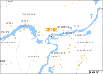 map of Arame