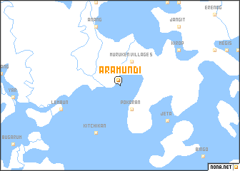 map of Aramundi