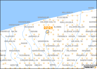 map of Āram