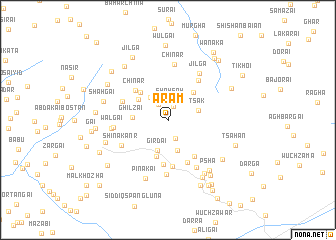 map of Arām