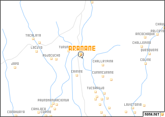 map of Arañane