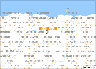 map of Arancedo