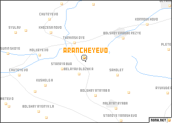 map of Arancheyevo