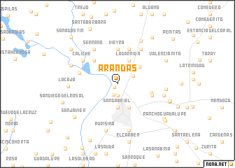map of Arandas