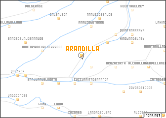 map of Arandilla