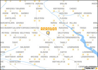 map of Arandon