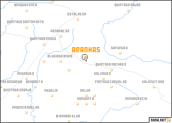 map of Aranhas