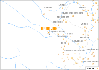 map of Aranjak