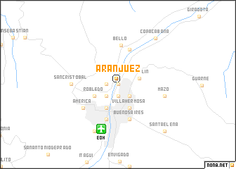 map of Aranjuez