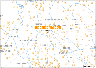 map of Āran Kandiāra