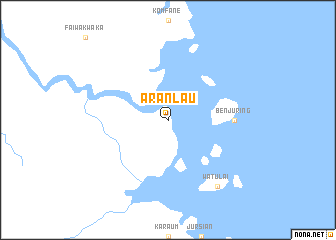 map of Aranlau