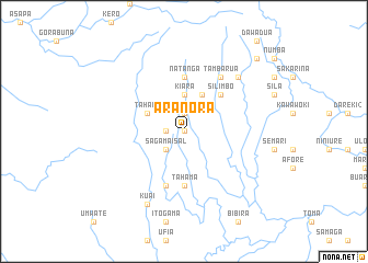 map of Aranora
