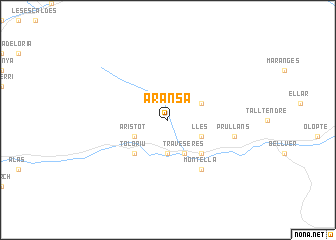 map of Aransá