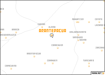 map of Arantepacua
