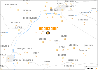 map of Aranzǝmin