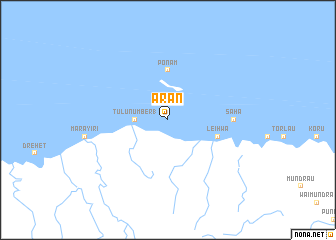 map of Aran
