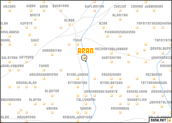 map of ‘Arān