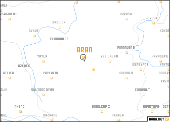 map of Aran