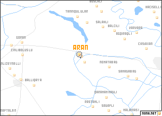 map of Aran