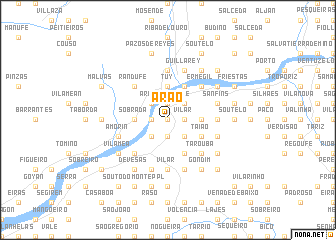 map of Arão