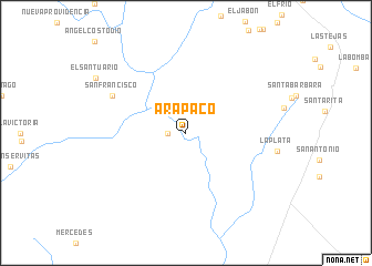 map of Arapaco