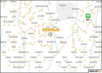 map of Arapaja