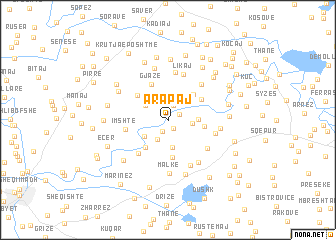 map of Arapaj