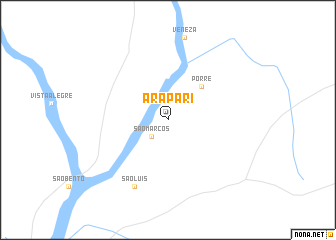 map of Arapari