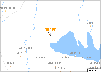 map of Arapa