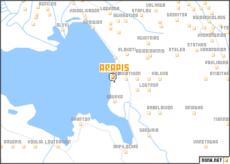 map of Arápis