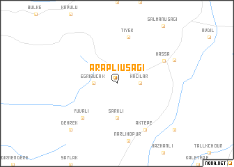 map of Araplıuşağı