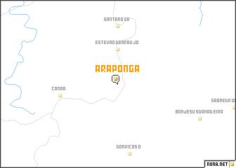 map of Araponga