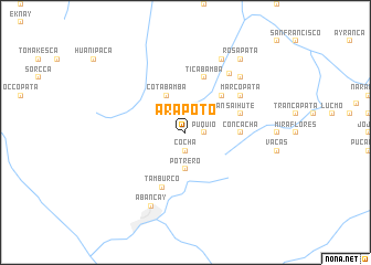 map of Arapoto