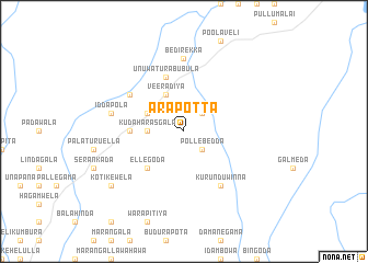 map of Arapotta