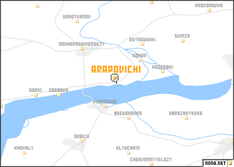 map of Arapovichi