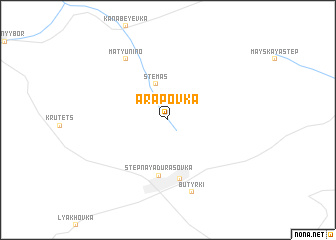 map of Arapovka