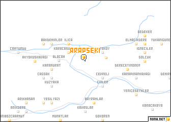 map of Arapseki