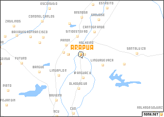 map of Arapuá