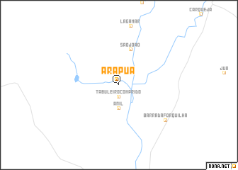 map of Arapuá