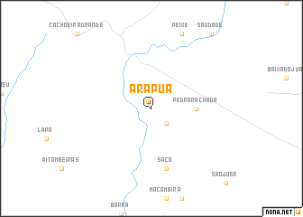 map of Arapuá