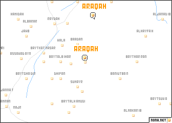 map of ‘Araqah