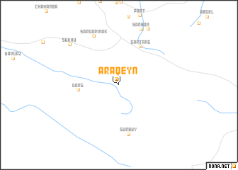 map of ‘Arāqeyn