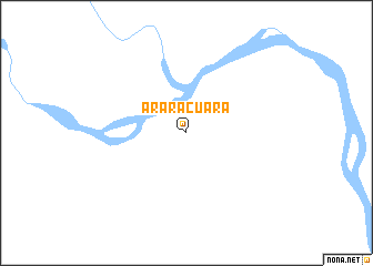 map of Araracuara