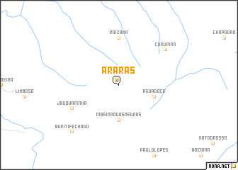 map of Araras